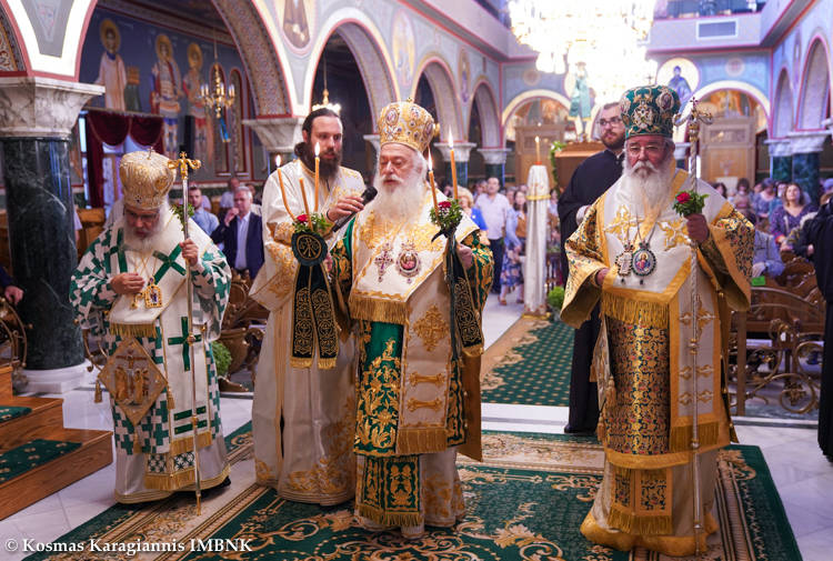 Αρχιερατικό συλλείτουργο στην Κοζάνη για την εορτή της Υψώσεως του Τιμίου Σταυρού