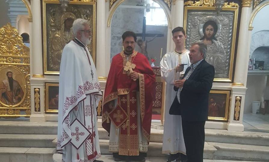 Литургијско сабрање на Топлој, богослужио архимандрит Анастасије са Родоса