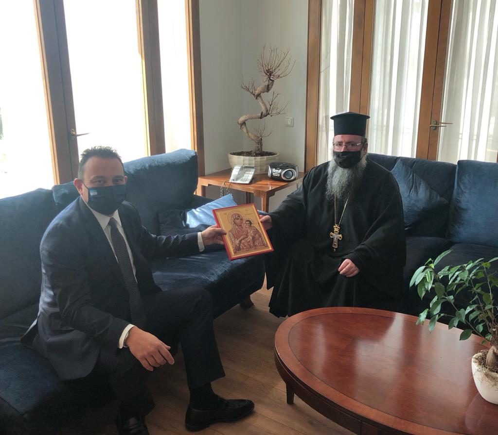 Στο ΥΠΕΞ ο νέος Έξαρχος του Παναγίου Τάφου