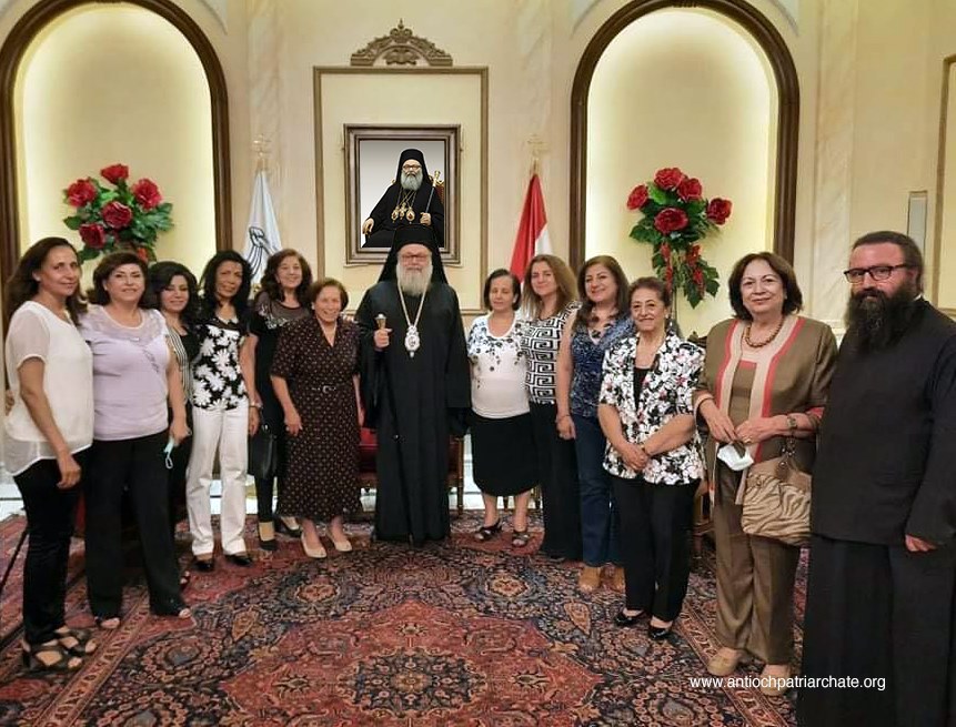 استقبل غبطة البطريرك يوحنا العاشر في الدار البطريركية بدمشق مجموعة
