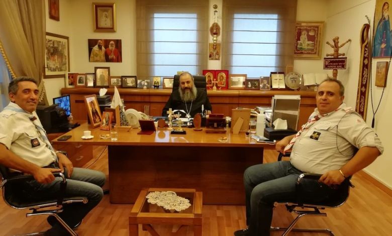 المتروبوليت أنطونيوس (الصوري) يستقبل الرئيس الجديد للكشاف الأرثوذكسي
