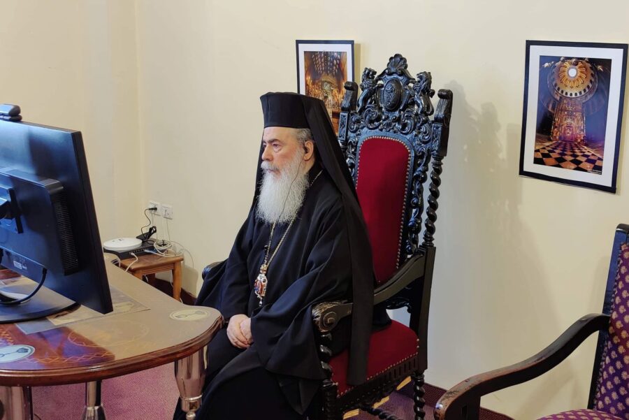 His Beatitude Patriarch Theophilos III joins local heads of the churches to discuss WCC proposal