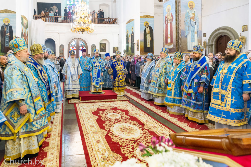 В рамках празднования 500-летия основания Успенского Жировичского монастыря в обители состоялось соборное архиерейское богослужение
