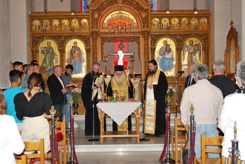 Αγιασμός στη Σχολή Βυζαντινής Μουσικής στη Μητρόπολη Νέας Σμύρνης