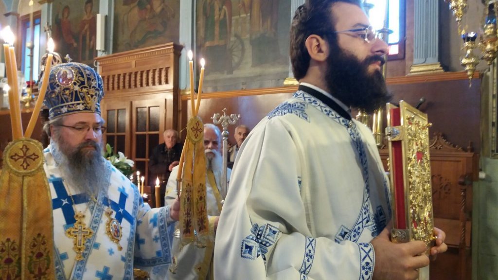 Στην Αγία Αικατερίνη Καβάλου Λευκάδος ιερούργησε ο Μητροπολίτης