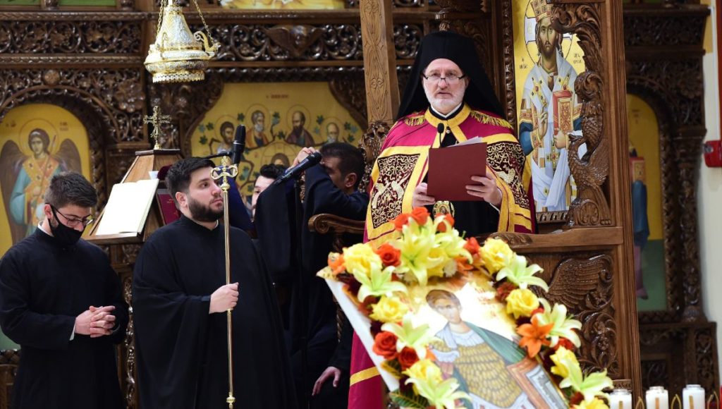 His Eminence Archbishop Elpidophoros of America Homily at the Great Vespers of Saint Demetrios the Myrrh-Streamer
