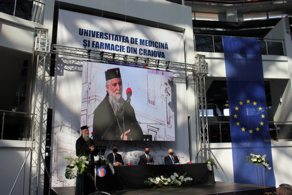 Mitropolitul Irineu la semicentenarul UMF Craiova: Medicina este un fel de altar