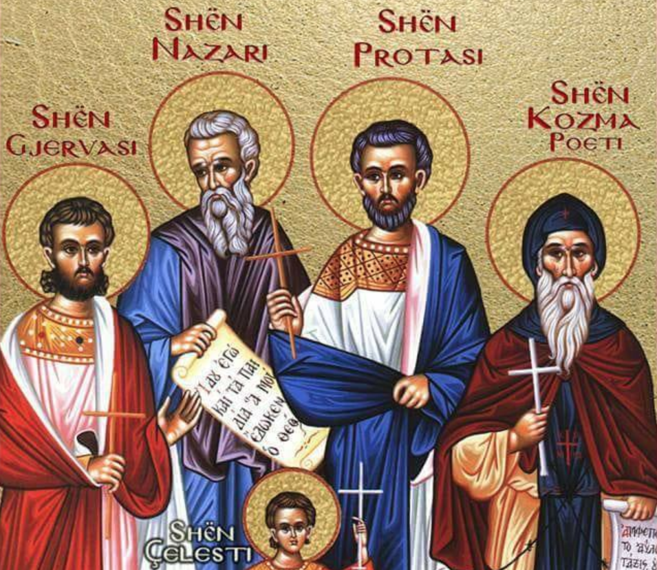 Shenjtori i ditës: Dëshmorët Nazari, Gjervasi, Protasi, Kelsi