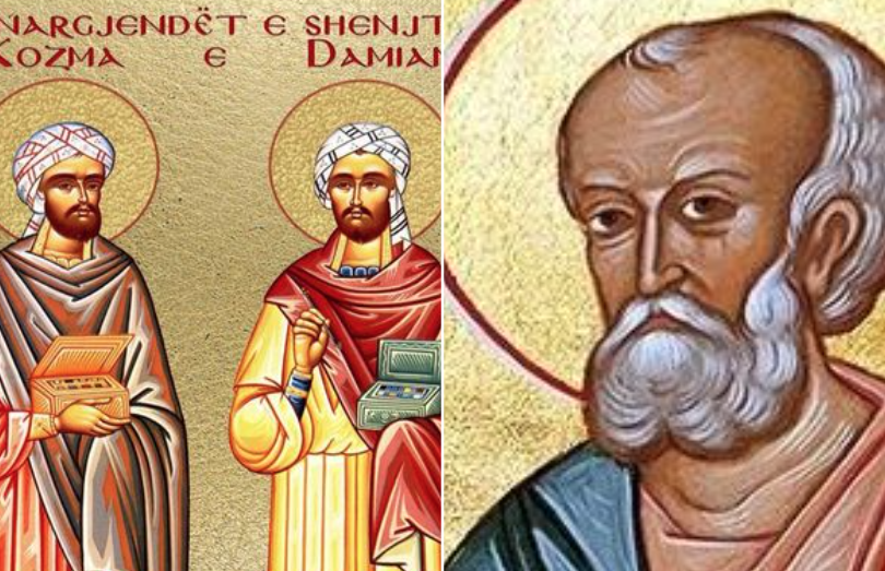 Shenjtori i ditës: Profeti Osea – Anargjendët Kozma e Damian, arabë, dhe tre vëllezërit e tyre dëshmorë: Leonti, Anthimi dhe Efprepi (Eftropi)