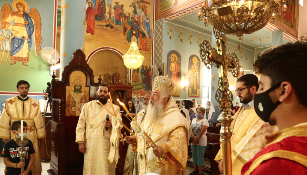 صاحب السيادة المطران خريستوفوروس يترأس قداس الأحد الثاني من لوقا في كنيسة القديس جاورجيوس – الهاشمي الشمالي‎ …