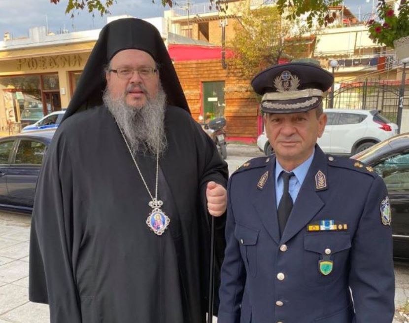 ΛΑΡΙΣΑ: Οι αστυνομικοί τίμησαν τον Άγιο Αρτέμιο