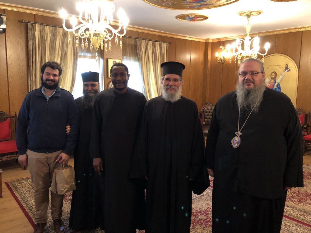 Ο Θεοφ. Επίσκοπος Αρούσας στη Λάρισα