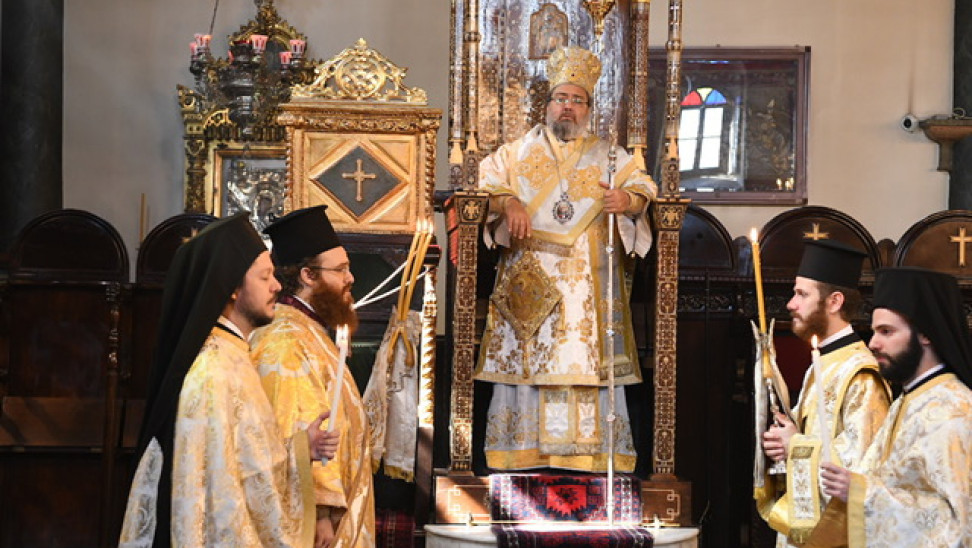 Митрополит Иконийский на праздник первого Епископа Византийского