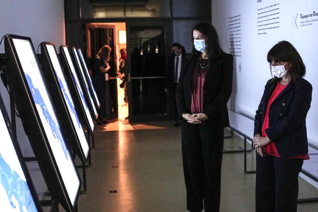Президент Греческой Республики посетила выставку Сокровищ Афона