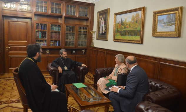 Η Ελληνίδα Πρέσβης στο Πατριαρχείο Μόσχας