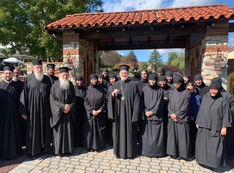 Ο Αρχιεπ. Αμερικής στην Ι.Μ. Αγίας Σκέπης στην Πενσυλβάνια