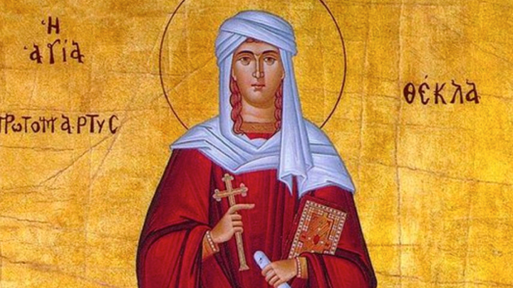 Первомученица Фекла Иконийская. Православный календарь на 7 октября