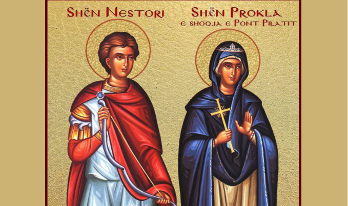 Dëshmor Nestori. Prokla, e shoqja e Pont Pilatit. Dëshmoret Kapitolina, Erotisa. Ati i shenjtë Dhimitri në Basarabov