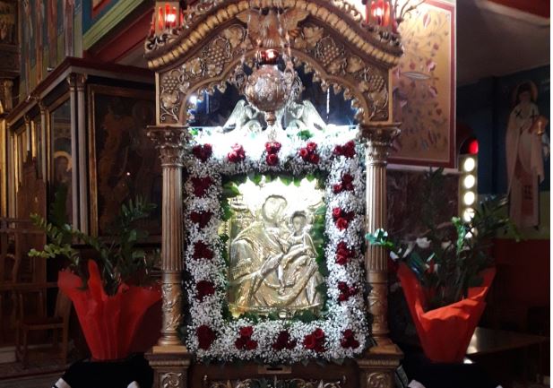 Στα Ταμπούρια η θαυματουργή εικόνα της Παναγίας της Τρυπητής