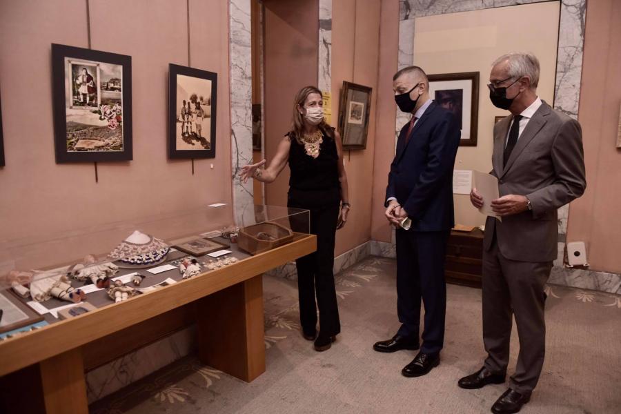 Εγκαίνια της έκθεσης «Εύζωνες» στο Μουσείο της Πόλεως των Αθηνών