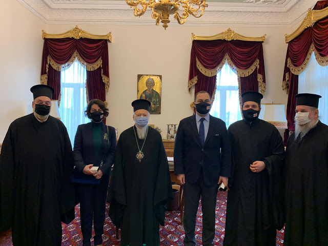 Οι Γεωργιανοί της Πόλης στον Οικουμενικό Πατριάρχη