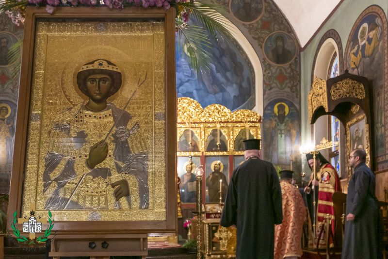 Св. Георги бе почетен с архиерейска св. Литургия в храм „Св. св. Кирил и Методий“, кв. „Красно село“
