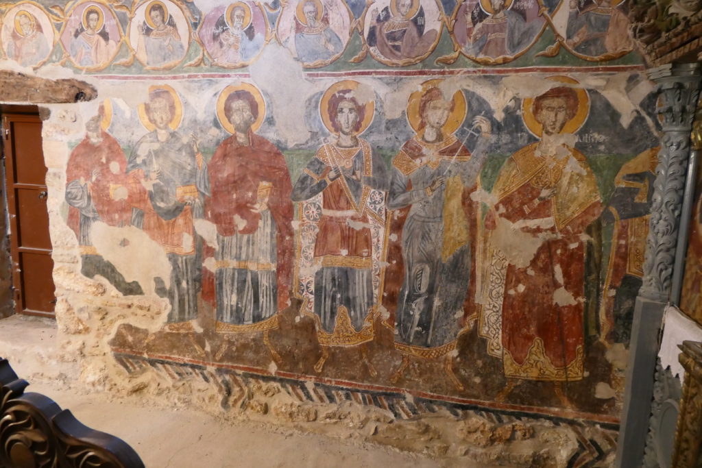 Αποκάλυψη τοιχογραφιών στην Ι. Μονή Αγίου Ιωάννου Λευκάδος