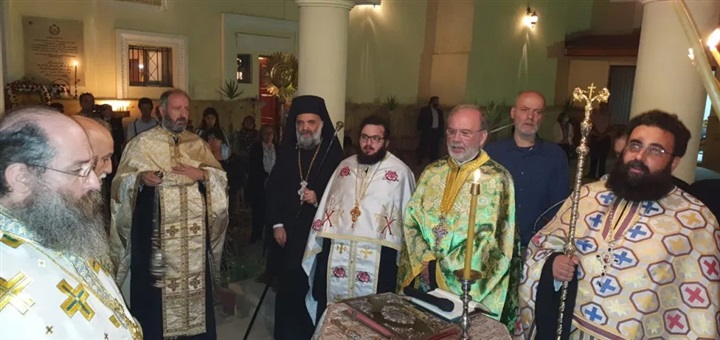 الأنبا نيقوديموس يرأس احتفالات القديس نكتاريوس