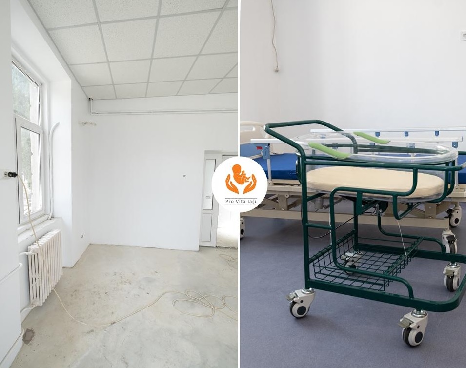 Mamele care nasc natural la maternitatea ieşeană „Elena Doamna” pot fi găzduite în noua rezervă ocrotită de Sf. Emilia