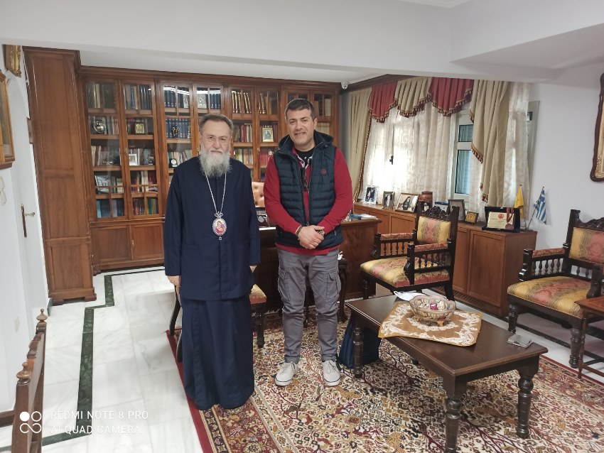 Εθιμοτυπική επίσκεψη δέχτηκε ο Μητροπολίτης Κορίνθου