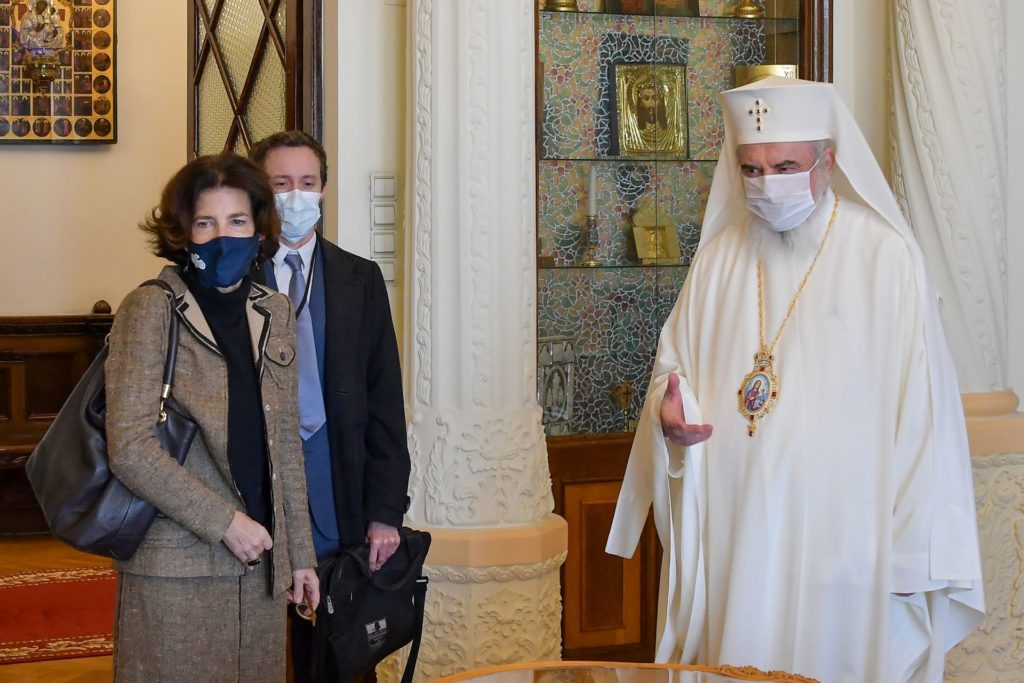 Noua ambasadoare a Franţei în vizită de prezentare la Patriarhia Română