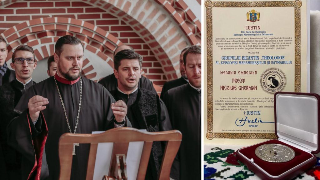 Ordinul „Preot Nicolae Gherman” onorează un tată a zece copii și ctitor de mănăstire. A fost oferit Grupului „Theologos”