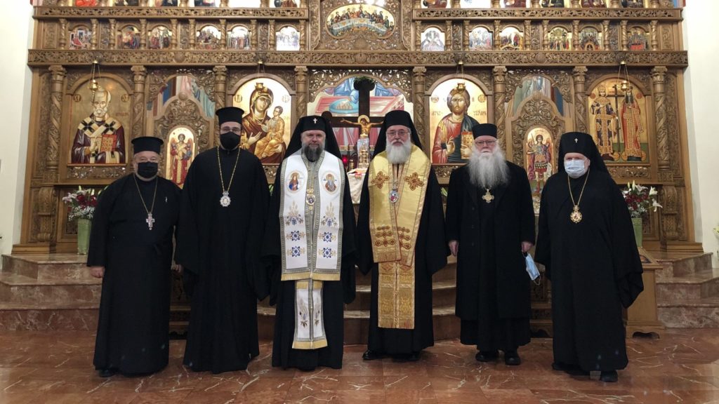 Chicago Orthodox hierarchs prayed for Patriarch Irinej of Serbia