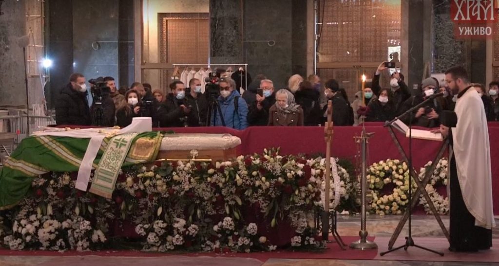 Trupul neînsufleţit al Patriarhului Serbiei a fost depus în Catedrala Sf. Sava din Belgrad