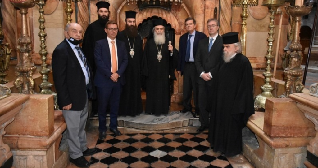 Duminică, 19 octombrie / 1 noiembrie 2020, domnul armator Athanasios Martinos a vizitat Patriarhia