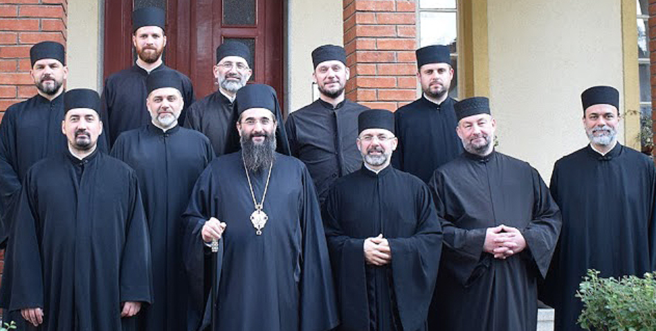 Meeting of military chaplains with Bishop Arsenije