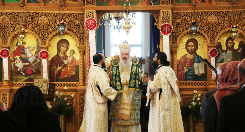 صاحب السيادة المطران خريستوفوروس في زيارة رعوية لكنيسة القديس جاورجيوس – صافوط