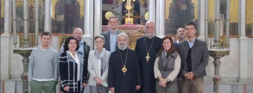 زيارة ممثلين عن الأمم المتحدة إلى دار المطرانية