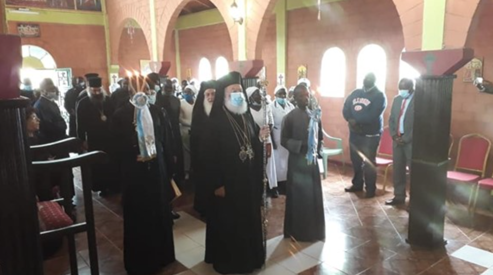 اليوم الثالث، البابا ثيودروس الثاني في جنوب شرق كينيا.