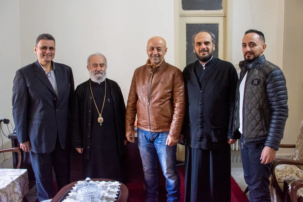 لقاء تعاون بين مطرانية الروم الارثوذكس والجمعية السورية للتنمية الاجتماعية