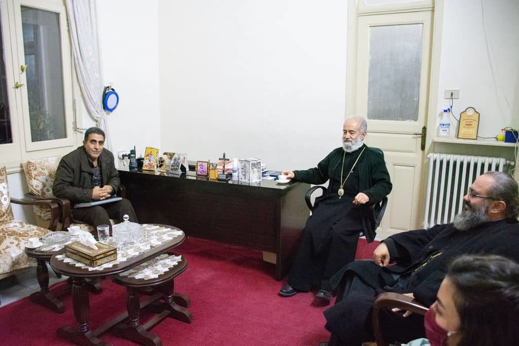 لجنة الترميم في ضيافة صاحب السيادة جاورجيوس