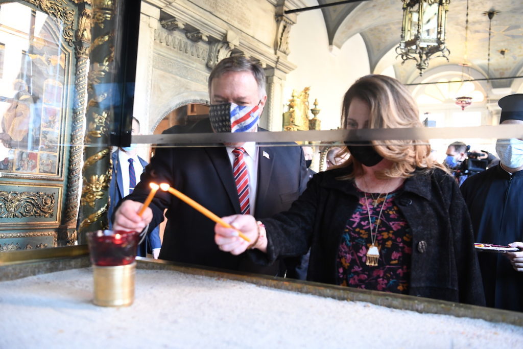 Ecumenical Patriarch receives US Sec’t of State Pompeo at Phanar