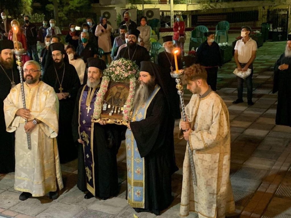 Υποδέχτηκαν την Εικόνα “Ρόδον το Αμάραντον” στη Νέα Ιωνία