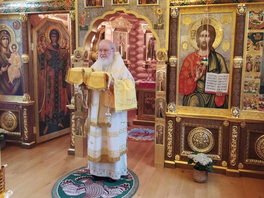 В день своего рождения Святейший Патриарх Кирилл совершил Литургию в Александро-Невском скиту