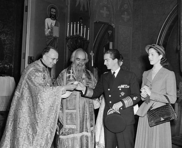 Memorial Service for King Peter II in St Sava Cathedral, NYC