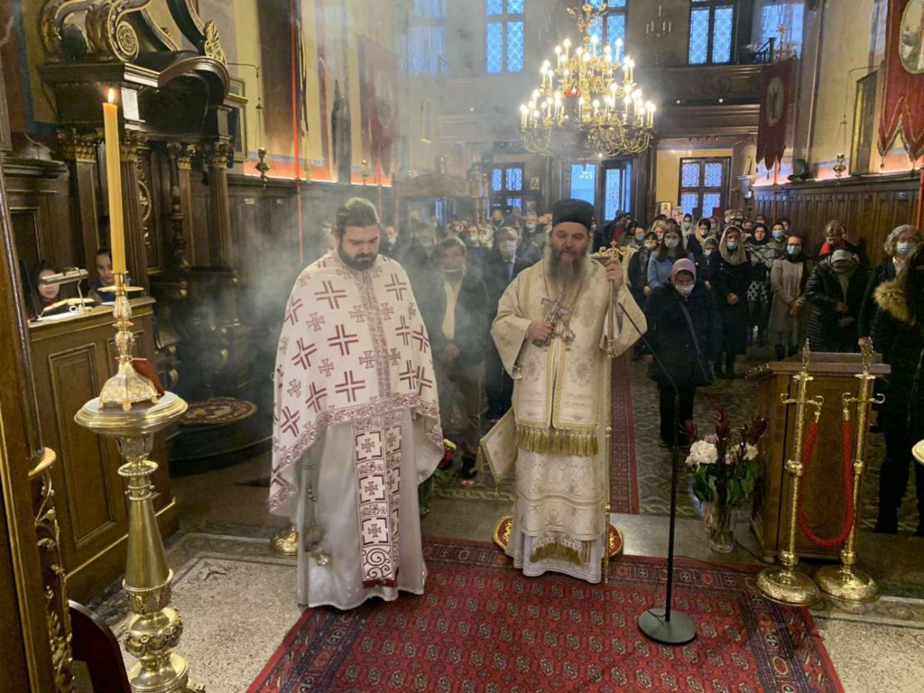 Заупокојена литургија у Саборном храму у Бечу