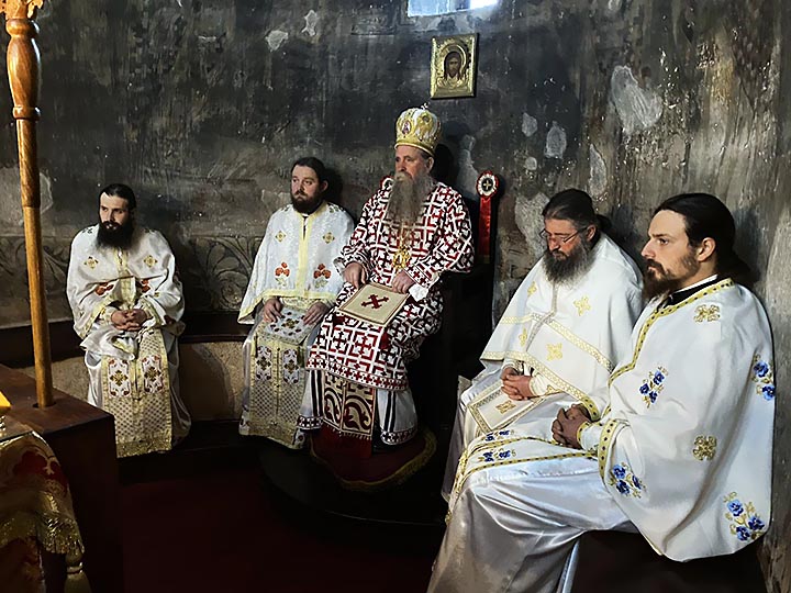 Holy Hierarchal services in Montenegro, Serbia on feast of the Holy Apostle and Evangelist Matthew