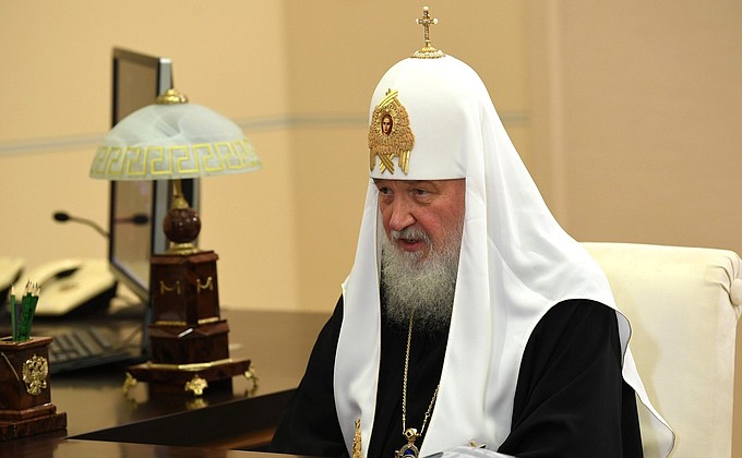 Состоялась встреча Президента России В.В. Путина со Святейшим Патриархом Кириллом