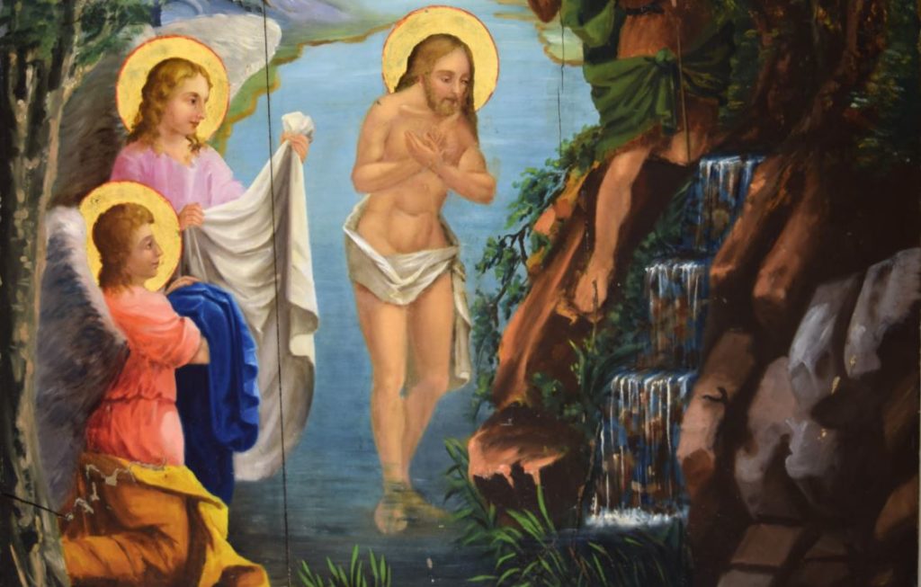 Ikona “Pagëzimi i Krishtit”-periudha Post- Bizantine