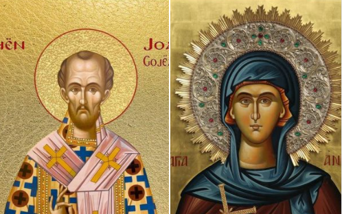 Oshënar Joan Gojarti i Konstandinopojës e Anthusa, e ëma. Oshënar dëshmor i ri Damaskini